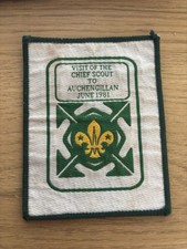 1981 Chief Scout Visit Badge