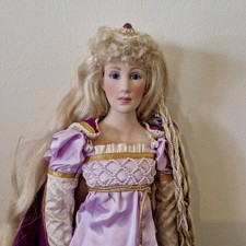 Franklin Mint Rapunzel Doll Porcelain