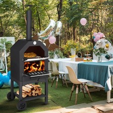 Portable wood fired - wood, oven