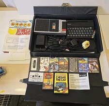 SINCLAIR ZX SPECTRUM 48K & TAPE RECORDER, SPECIALIST CASE, GAMES LEADS JOB LOT 