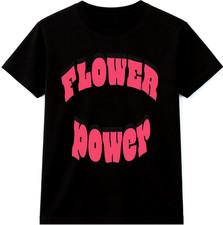 Flower Power T Shirt Retro