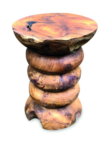 Teak babybel lamp table - babybel,