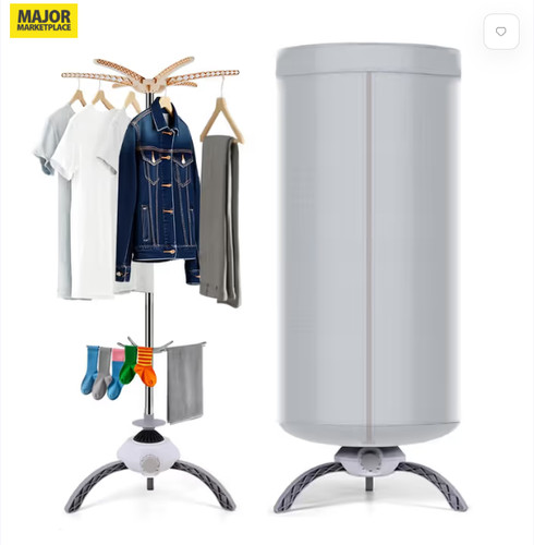 Compact electric clothes dryer - electric,