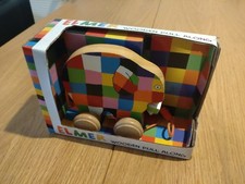 Pull Along Elmer Toy