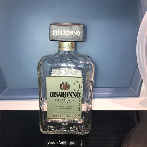 Disaronno empty bottle with - bottle,