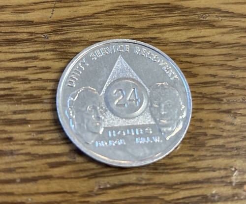 Vintage sobriety coin - vintage,
