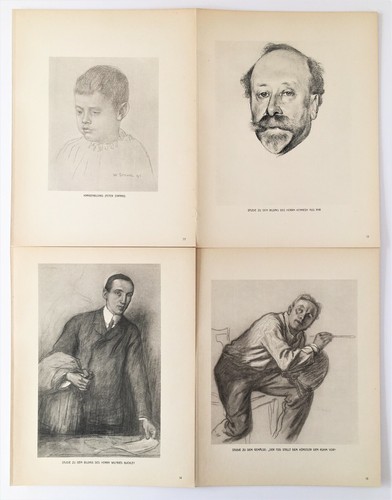 Four male portraits william - male,