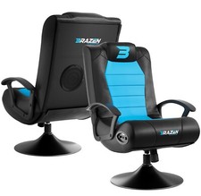 BraZen Bluetooth Gaming Chair - Stag 2.1 Surround Sound Speakers  - Blue