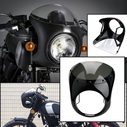 Black motorcycle front - 7",