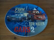 Disney Pixar CARS 2 Finn McMissile & Tow Mater Melamine Plate - 20cm Diameter
