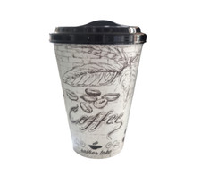 Reusable coffee cup eco - coffee,