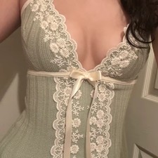 Y2K Lace Corset Cami Top
