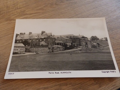 Postcard marine road alnmouth - marine,