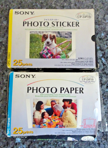 Sony video printing packs - printing,