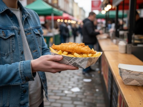 Fish chip trays 25 large - chip, x