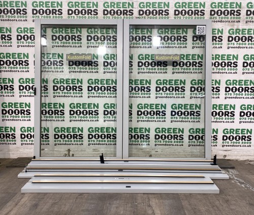 Timber bifold doors - timber, two