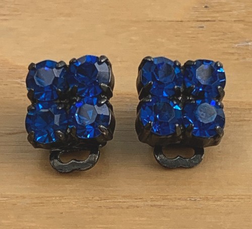 Cobalt blue rhinestone crystal - blue,