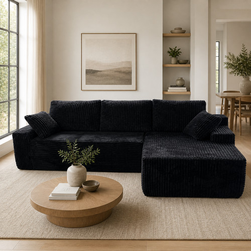 Shape corner sofa - l-shape, w/