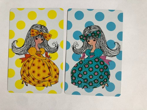 Retro polka dot girl young - polka,