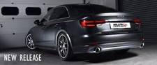 For Audi A4 A5 2.0TDI Milltek Sport Cat Back Exhaust + Cerakote Black Twin Du...