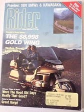Rider Magazine Gold Wing BMWs