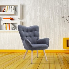 Nordic Fabric Accent Chair