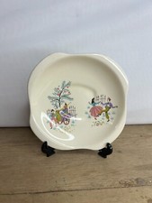 Vintage Beswick Dancing Days Square Saucer Good Condition