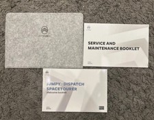 GENUINE CITROEN JUMPY-DISPATCH SPACETOURER WELCOME BOOKLET SERVICE BOOK 20-2025