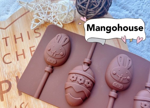 Silicone easter egg bunny - silicone,
