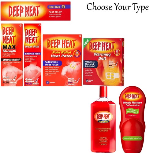 Deep heat muscular - heat, and