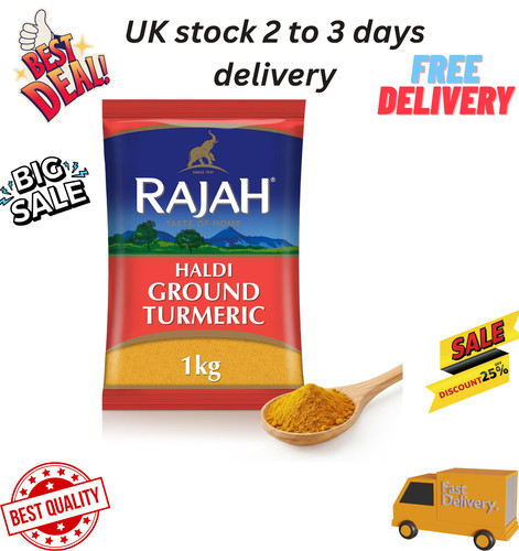 Rajah spices haldi ground - rajah,