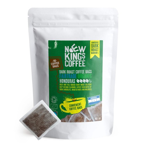 Dark roast coffee bags - roast,