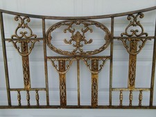 Queen Size Bed Ornate Metal
