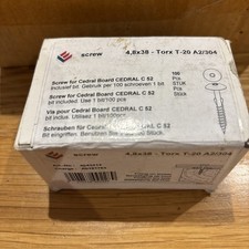 CEDRAL COLOUR CODED C52 FIXING SCREWS (100)