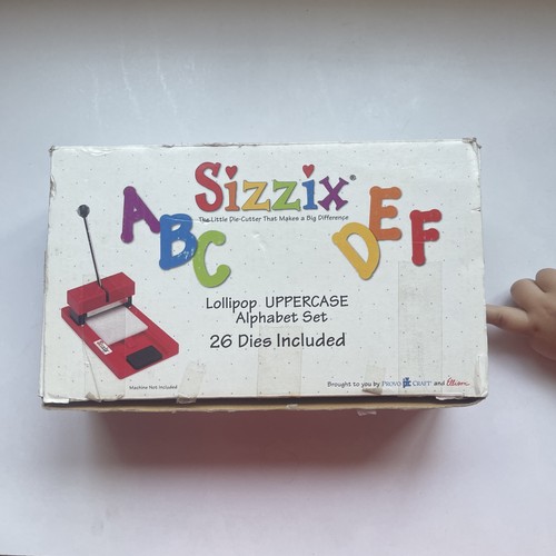 Sizzix lollipop uppercase - lollipop,