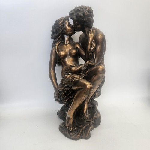 Bronze effect figurine - bronze,