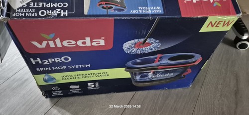 Vileda h2pro spin mop - vileda, bucket