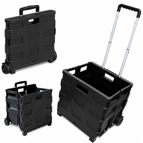Folding boot cart shopping - folding,