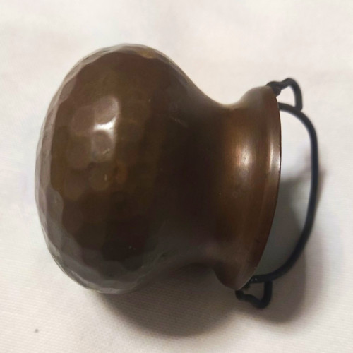 Small black cauldron pot - pot, with