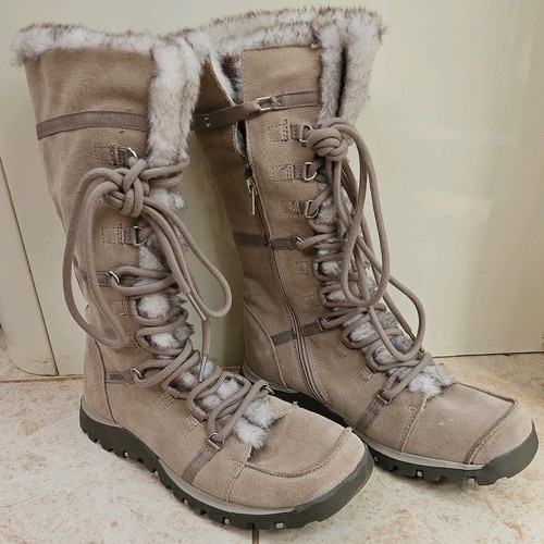 Skechers ladies b taupe - b,