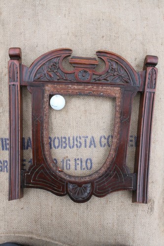 Carved reclaimed wooden