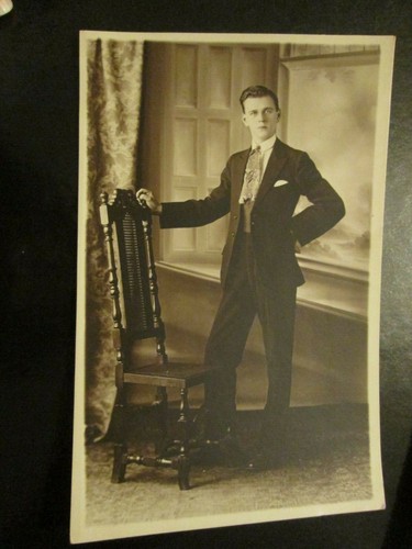 Postcard portrait man
