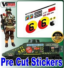 Vintage Action Man Stickers