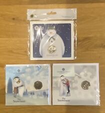 Snowman 50p coin set 2019 2020 2021  50P In Royal Mint Pack