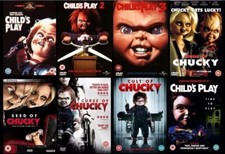 Child's Play Complete 2023 Collection 1-8 DVD 1 2 3 4 5 6 7 8 All Chucky Movies 