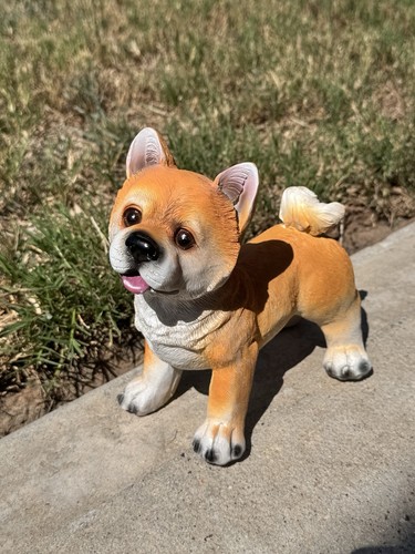 Vtg akita puppy dog standing - akita,