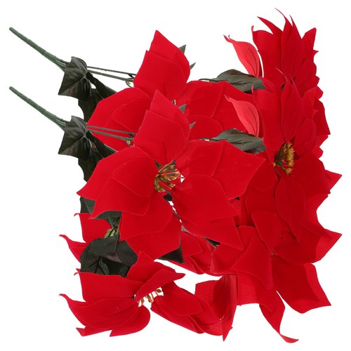 2pcs red artificial - 2pcs,
