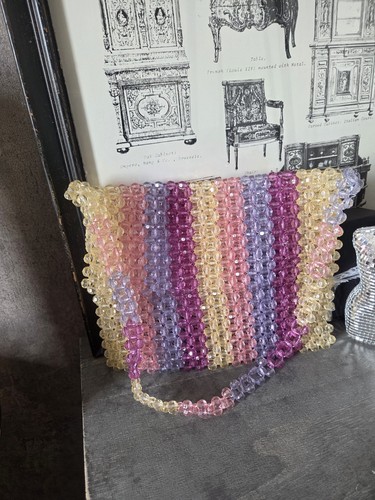 Stunning beaded rainbow candy - beaded,