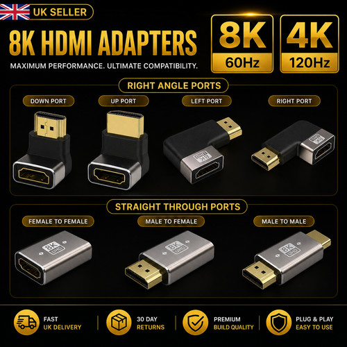 Hdmi cable gold - 8k, 2.1