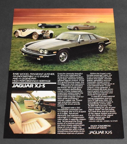 1986 print jaguar v 12 - print, xj-s